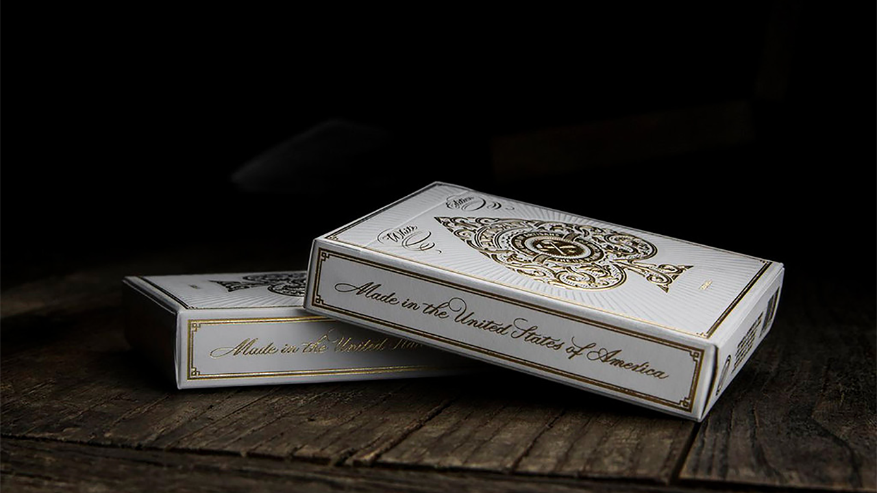 Artisan Playing Cards (White) by Theory 11