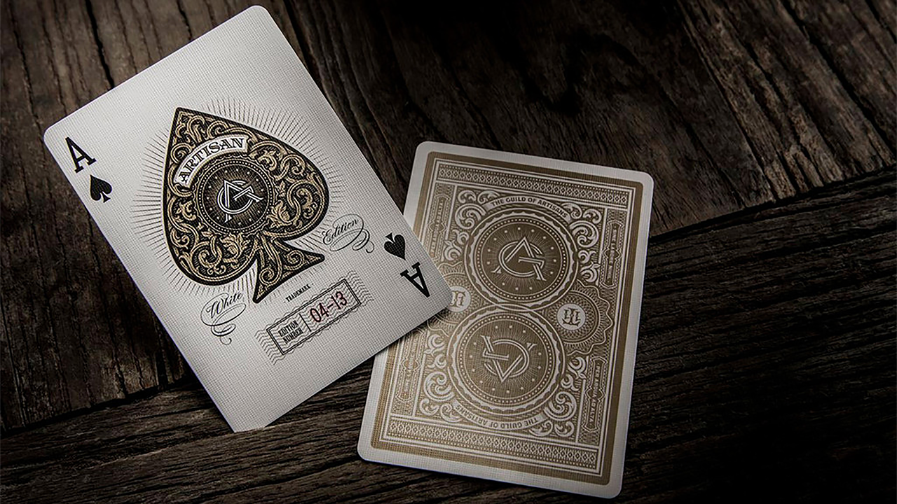 Artisan Playing Cards (White) by Theory 11