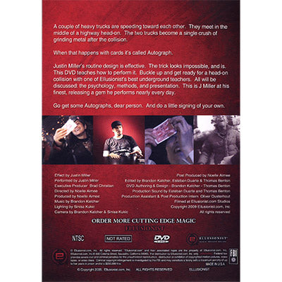 Autograph by Justin Miller