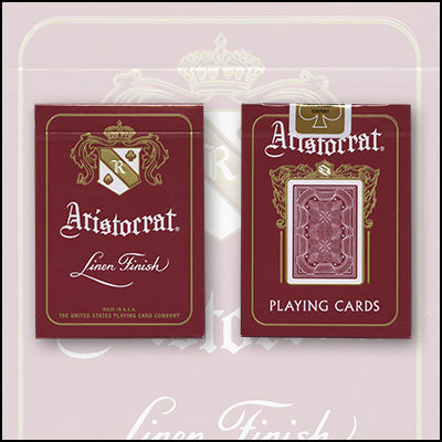 Bicycle Aristocrat 727 Bank Note Cards (Red) by USPCC