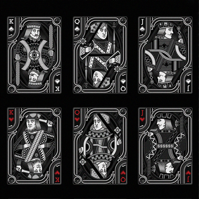 Bicycle Blackout Kingdom Deck by Gambler's Warehouse