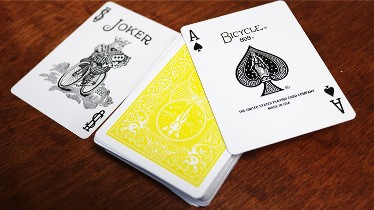 Bicycle Yellow Playing Cards by US Playing Cards
