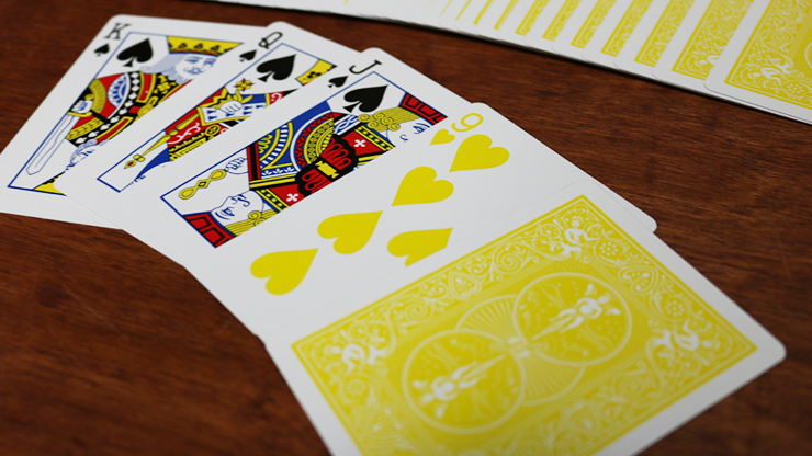 Bicycle Yellow Playing Cards by US Playing Cards