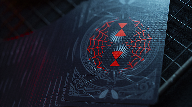 Black Widow Playing Cards