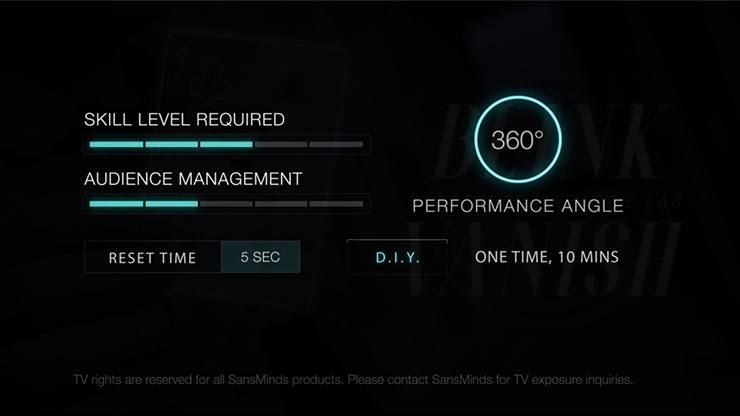 Blink Vanish (DVD and Gimmick) by SansMinds