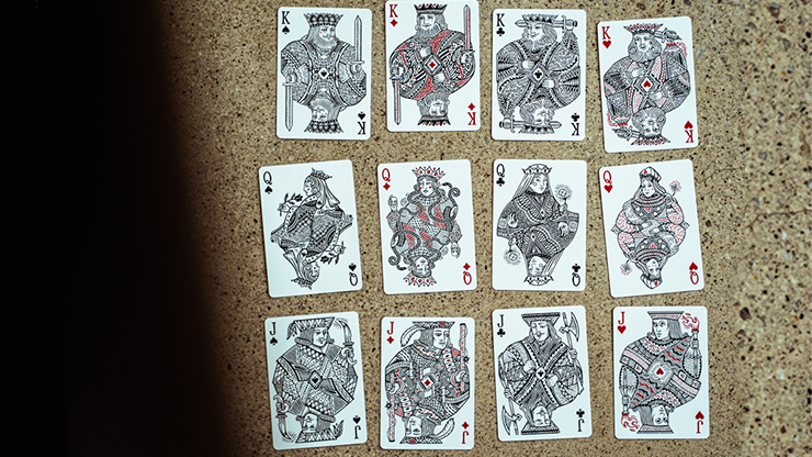 Blood Red Edition V3 Playing Cards by Joker and the Thief