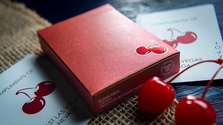 Cherry Casino House Deck Playing Cards (Reno Red) by Pure Imagination Projects