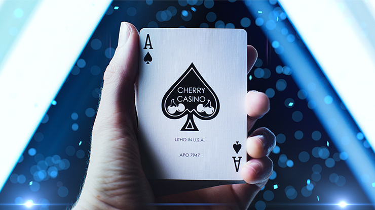 Cherry Playing Cards (Tahoe Blue) by Pure Imagination