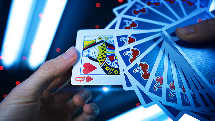 Cherry Playing Cards (Tahoe Blue) by Pure Imagination