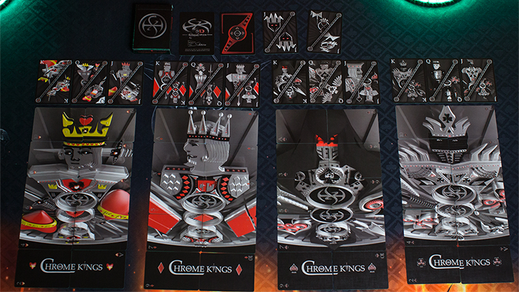 Chrome Kings Limited Edition Playing Cards (Artist Edition) by De'vo vom Schattenreich and Handlordz