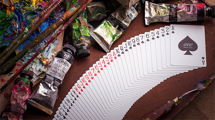 Classic T (Red) Playing Cards