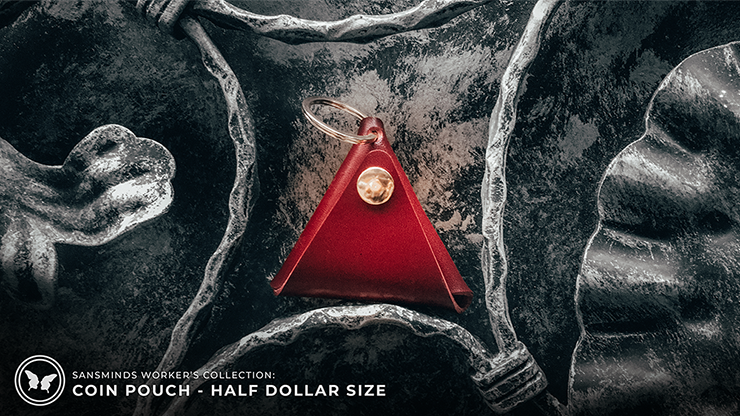 Limited Edition SansMinds Worker's Collection: Coin Pouch Red (Half Dollar Size)