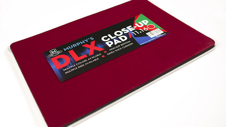 Deluxe Close-Up Pad 11X16 (Red) by Murphy's Magic Supplies