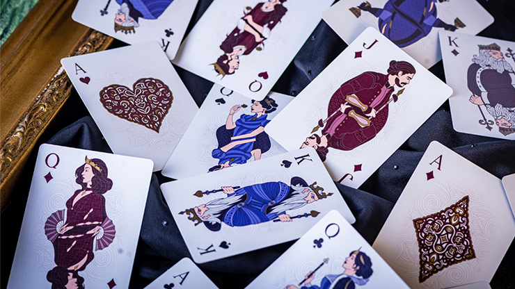 Elephant Playing Cards (Starry Night)