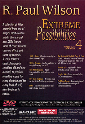 Extreme Possibilities - Volume 4 by R. Paul Wilson