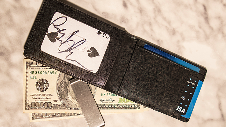 FPS Wallet Black (Gimmicks and Online Instructions) by Magic Firm