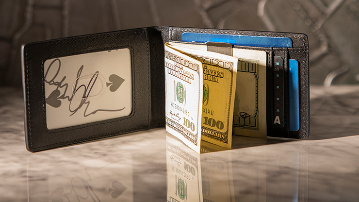 FPS Wallet Black (Gimmicks and Online Instructions) by Magic Firm