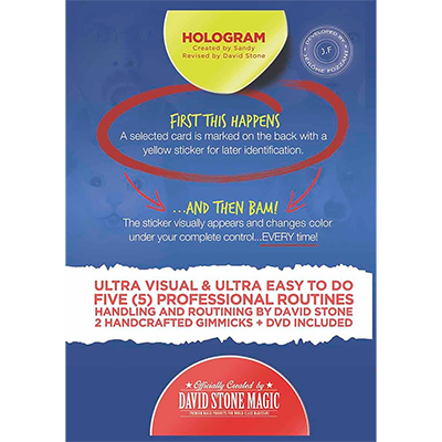 Hologram Blue (DVD and Gimmick) by David Stone