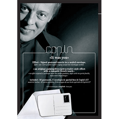 It Was You (DVD, Postcards, Props) by Bruno Copin
