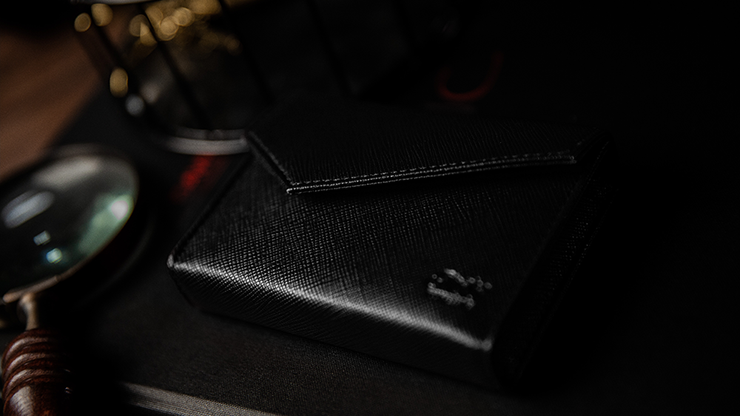 Luxury Leather Playing Card Carrier (Black) by TCC