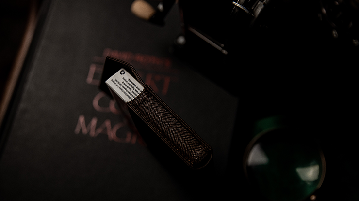 Luxury Leather Playing Card Carrier (Brown) by TCC