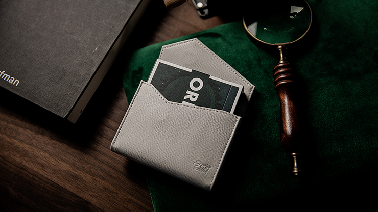 Luxury Leather Playing Card Carrier (White) by TCC