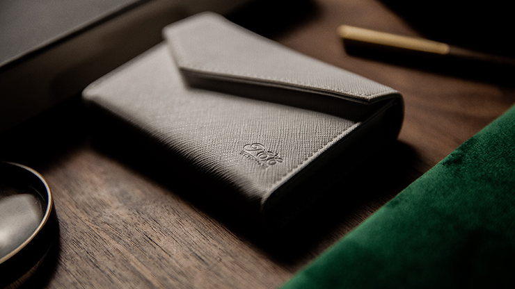 Luxury Leather Playing Card Carrier (White) by TCC