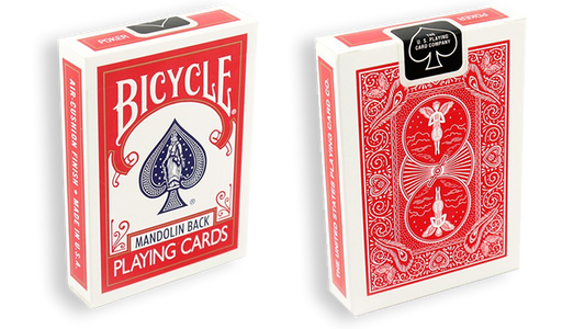 Bicycle Playing Cards 809 Mandolin (Red) by USPCC
