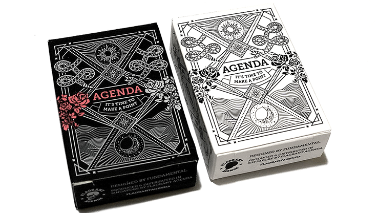 Mini Agenda Playing Cards (White)