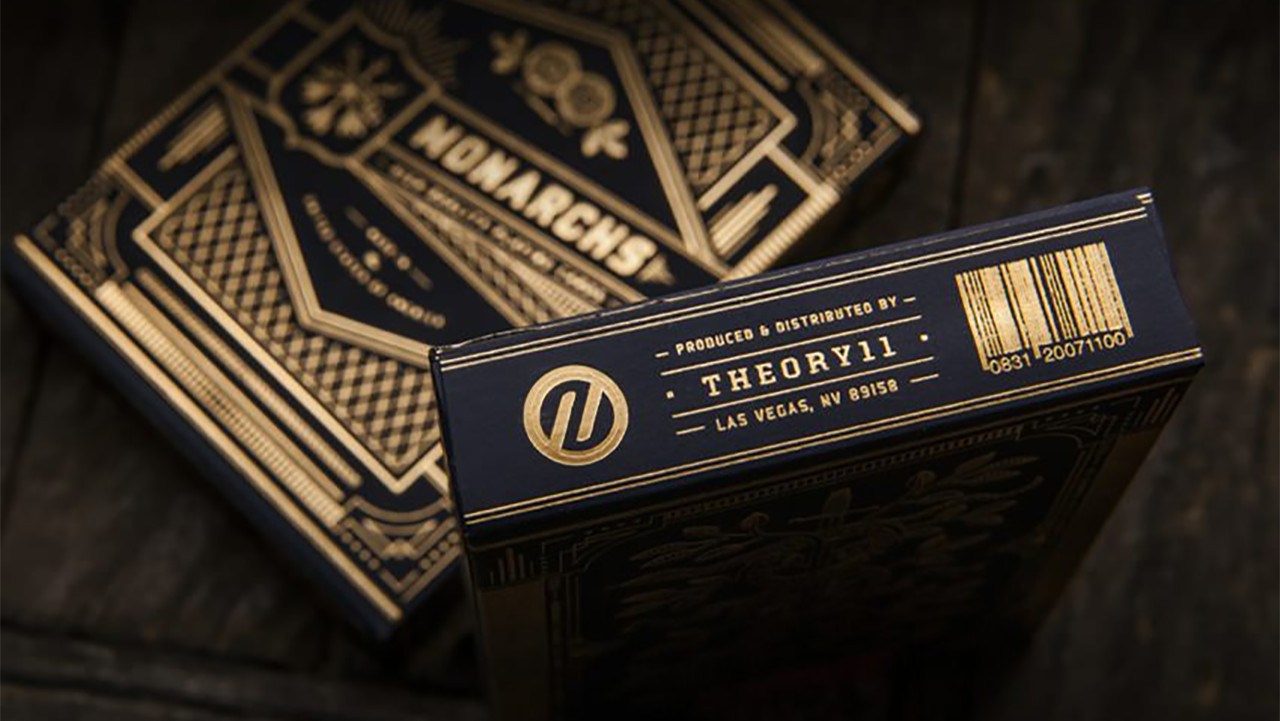 Monarchs Playing Cards (Blue) by Theory 11