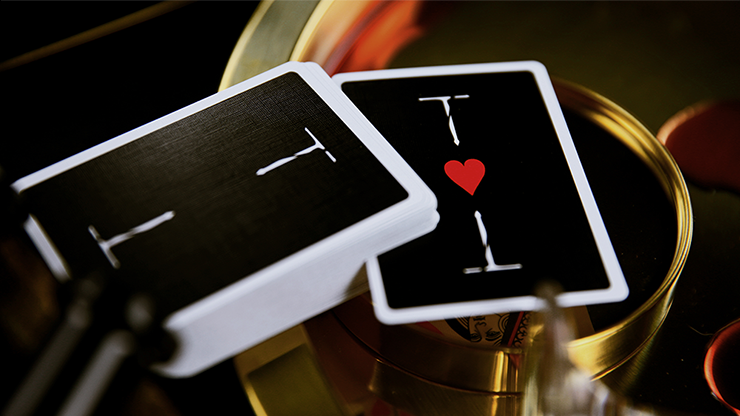 New T Playing Cards (Black)