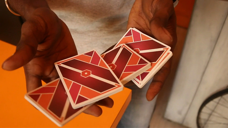 Pastels Orange Limited Edition Playing Cards