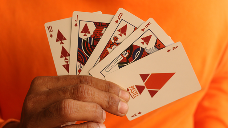 Pastels Orange Limited Edition Playing Cards