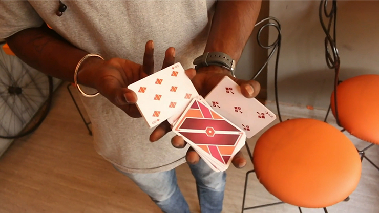 Pastels Orange Limited Edition Playing Cards