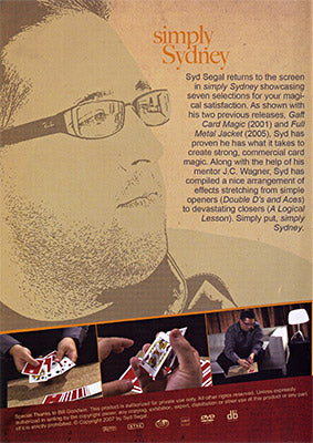 Simply Sydney by Syd Segal and Dan & Dave Buck