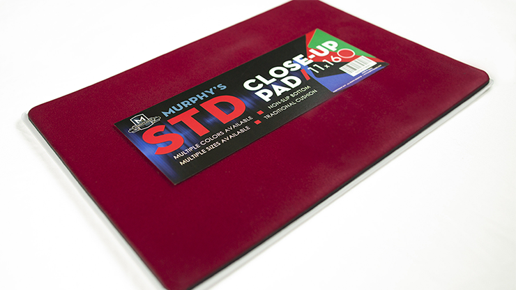 Standard Close-Up Pad 11X16 (Red) by Murphy's Magic Supplies