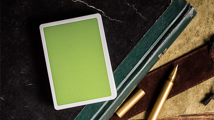 Steel Green Playing Cards (V2 Edition) by Bocopo