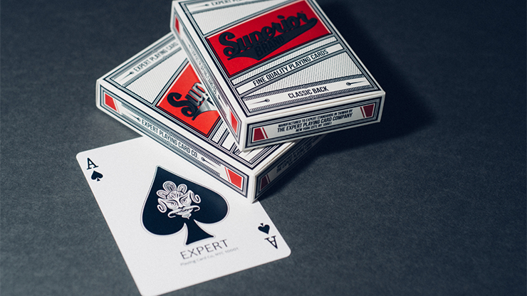 Superior Playing Cards (Red) by Expert Playing Card Co