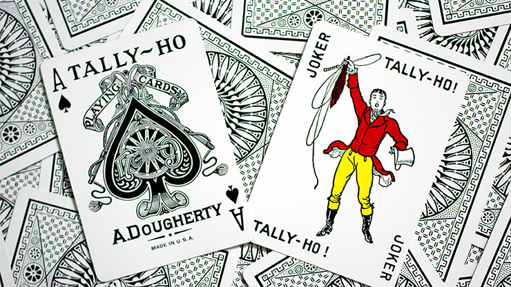 Tally-Ho Circle Back Playing Cards (White)
