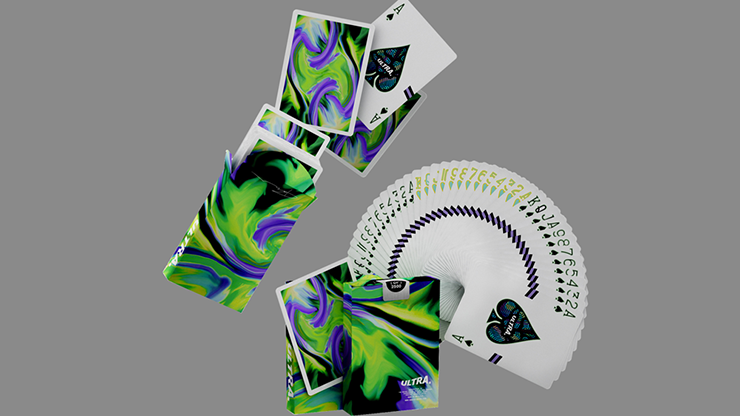 Ultra Green Playing Cards by Gemini