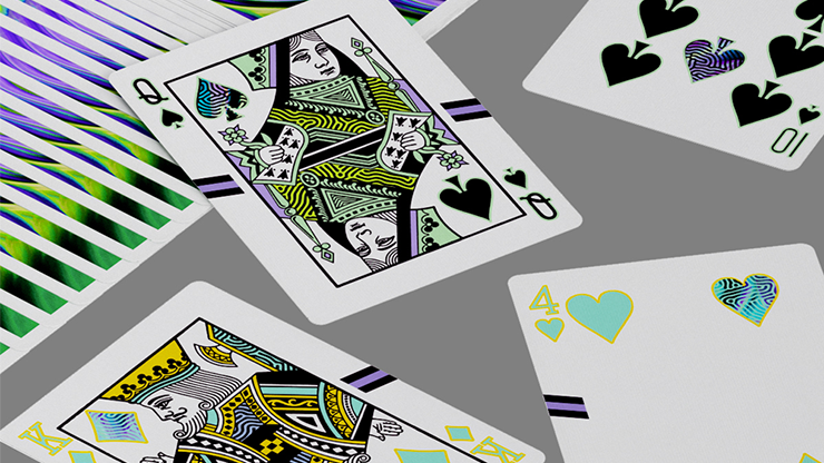 Ultra Green Playing Cards by Gemini