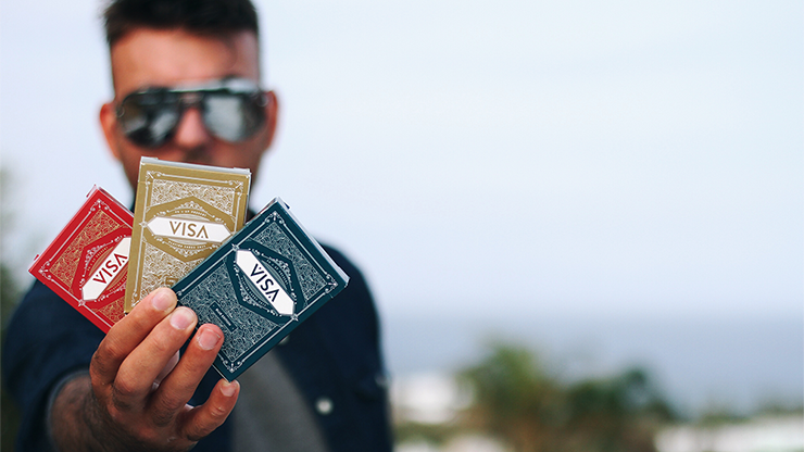 Visa Playing Cards (Red) by Patrick Kun and Alex Pandrea