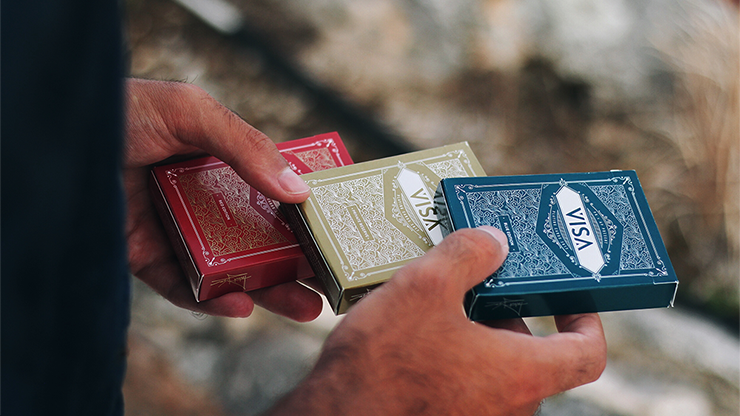 Visa Playing Cards (Red) by Patrick Kun and Alex Pandrea