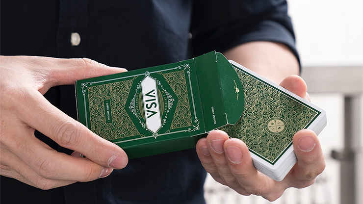 Visa Playing Cards (Green) by Patrick Kun and Alex Pandrea