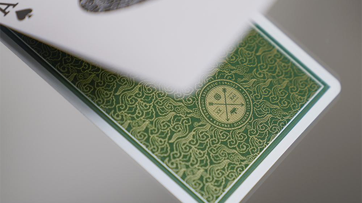 Visa Playing Cards (Green) by Patrick Kun and Alex Pandrea