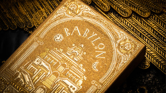 Babylon Golden Wonders Foiled Edition Playing Cards by Riffle Shuffle