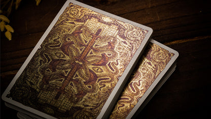 Babylon Golden Wonders Foiled Edition Playing Cards by Riffle Shuffle