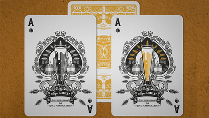 Hops & Barley (Pale Gold Pilsner) Playing Cards by JOCU Playing Cards