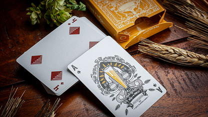 Hops & Barley (Pale Gold Pilsner) Playing Cards by JOCU Playing Cards