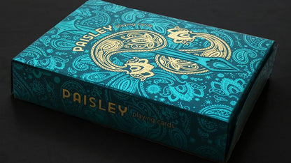 Paisley Royals (Teal) Playing Cards by Dutch Card House Company